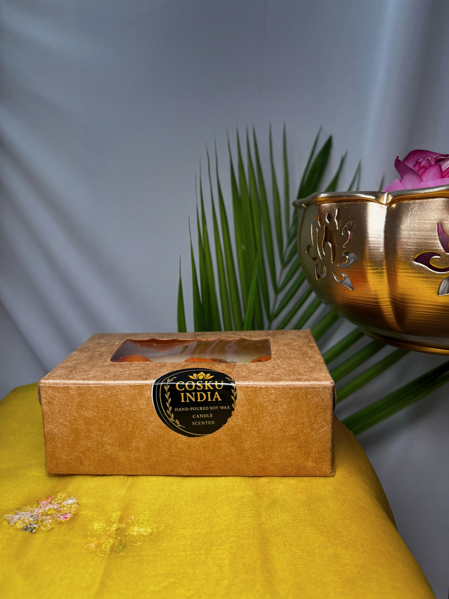 Motichur Laddoo Candles Giftbox