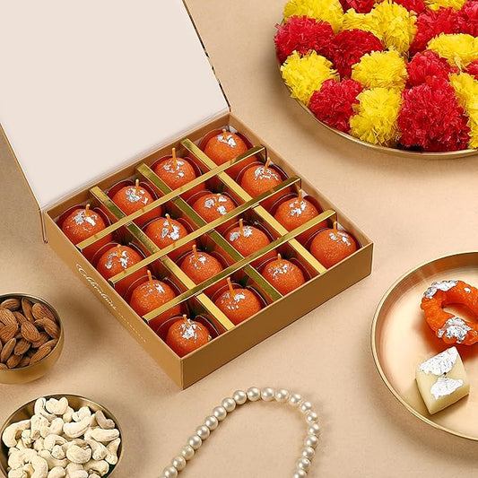 Motichur Laddoo Candles Giftbox