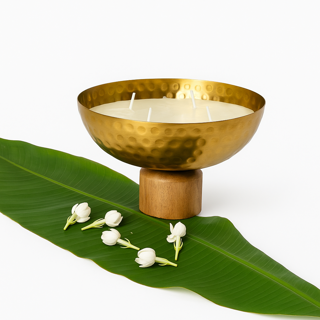 Golden Urli 4 wick Soy Wax Candle