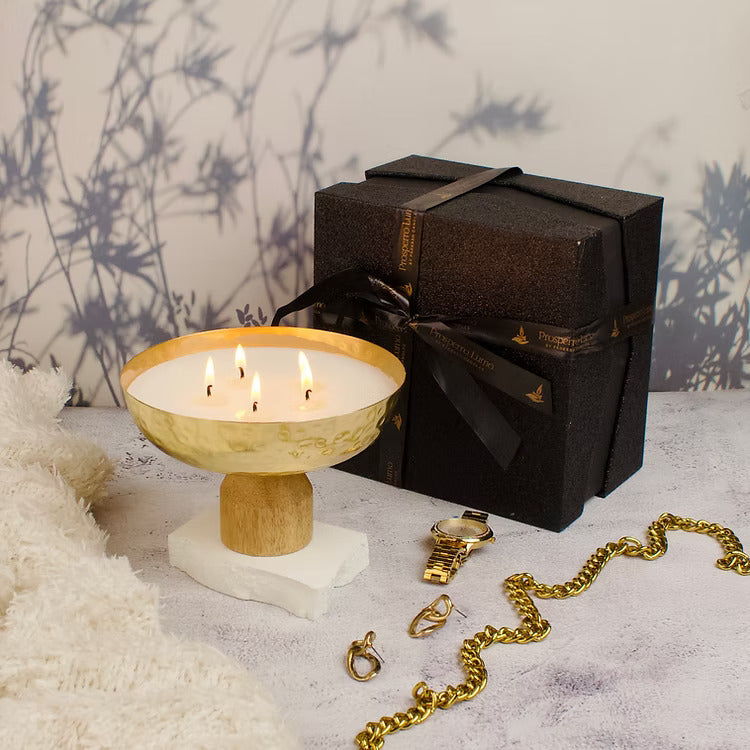 Golden Urli 4 wick Soy Wax Candle